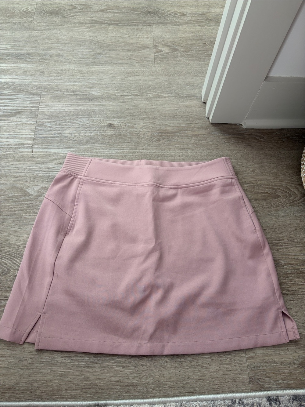 Women's Pink A-Line Skort with pockets